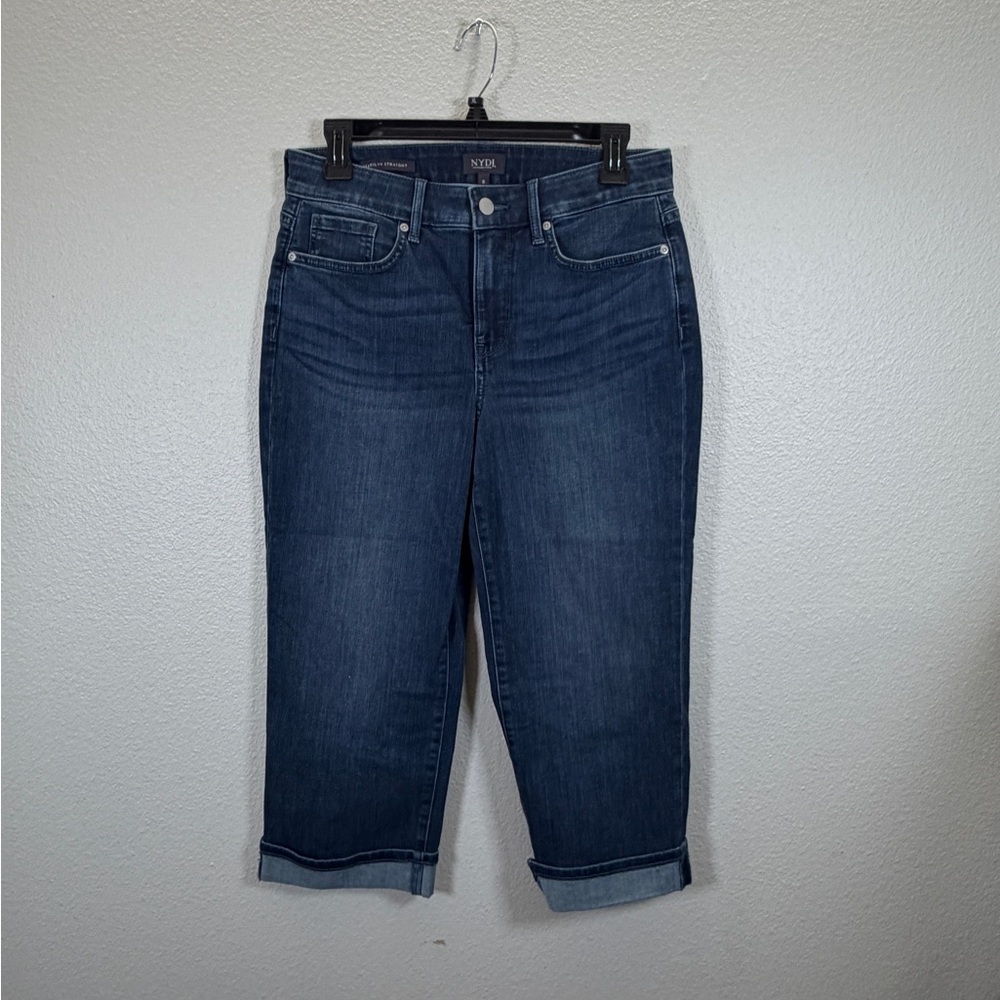 NYDJ Deep Indigo Cropped Jeans